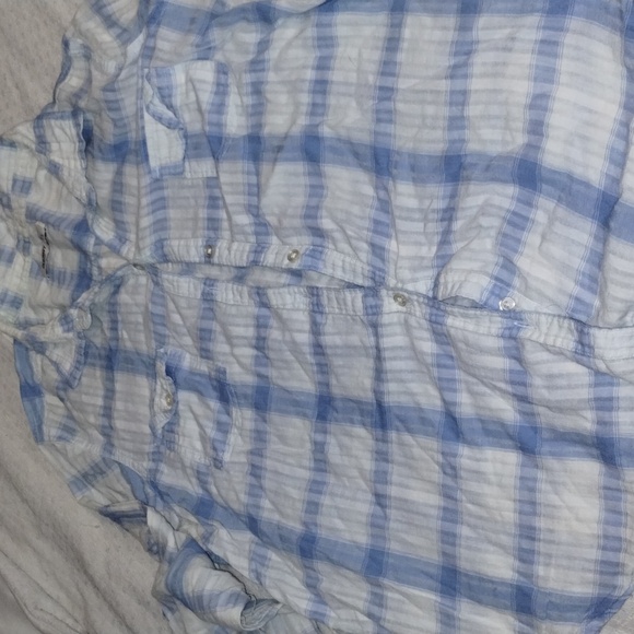 Old Navy cotton plaid shirt - Picture 5 of 8